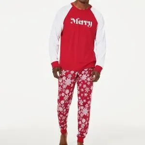 Macy's Other Macys Family Pjs Mens Medium 2piece Pajama Set